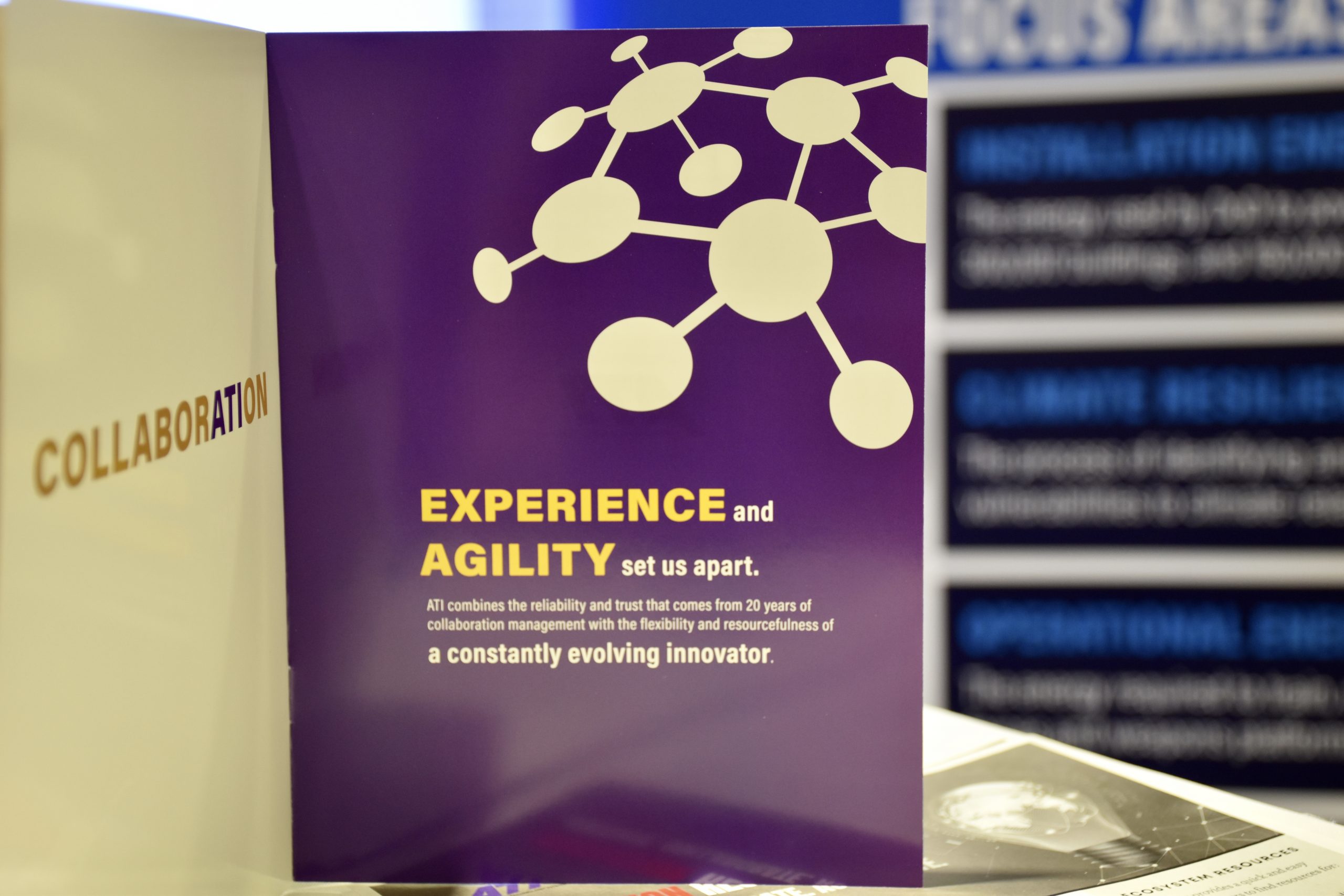 ATI: Experience & Agility set us apart. ATI combines the reliability & trust that comes from 20 years of collaboration management with the flexibility & resourcefulness of a constantly evolving innovator.